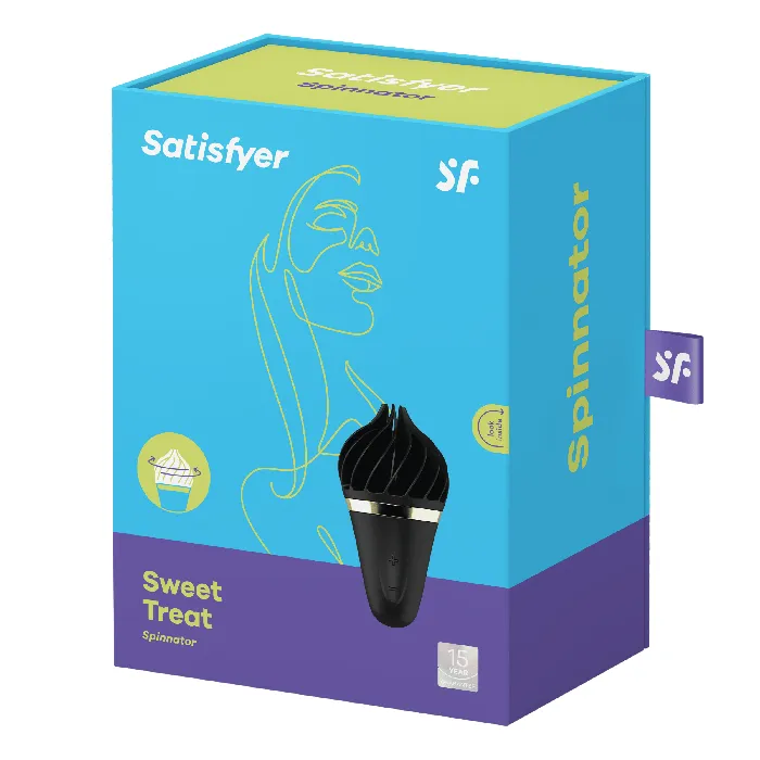 Vibrators Satisfyer Satisfyer Sweet Treat Spinnator Black