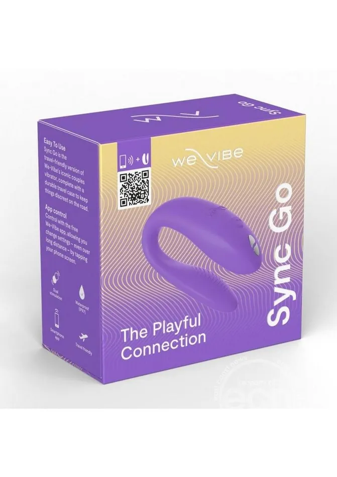 WeVibe Female Sex Toys WeVibe Sync Go App Control Rechargeable Silicone Couples Vibrator