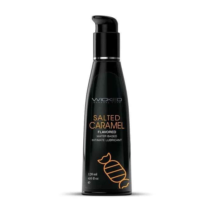 Wicked Lubricants Wicked Aqua Salted Caramel Flavored Lubricant